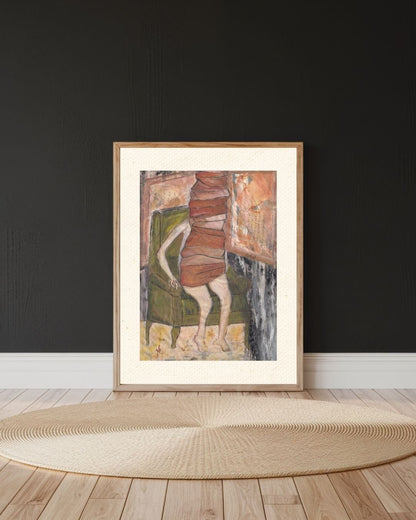 Posters, Prints, & Visual Artwork Abstract Expressionist Print - Safe Space