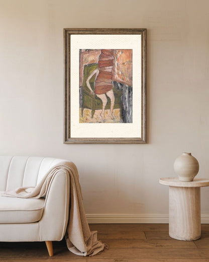 Posters, Prints, & Visual Artwork Abstract Expressionist Print - Safe Space