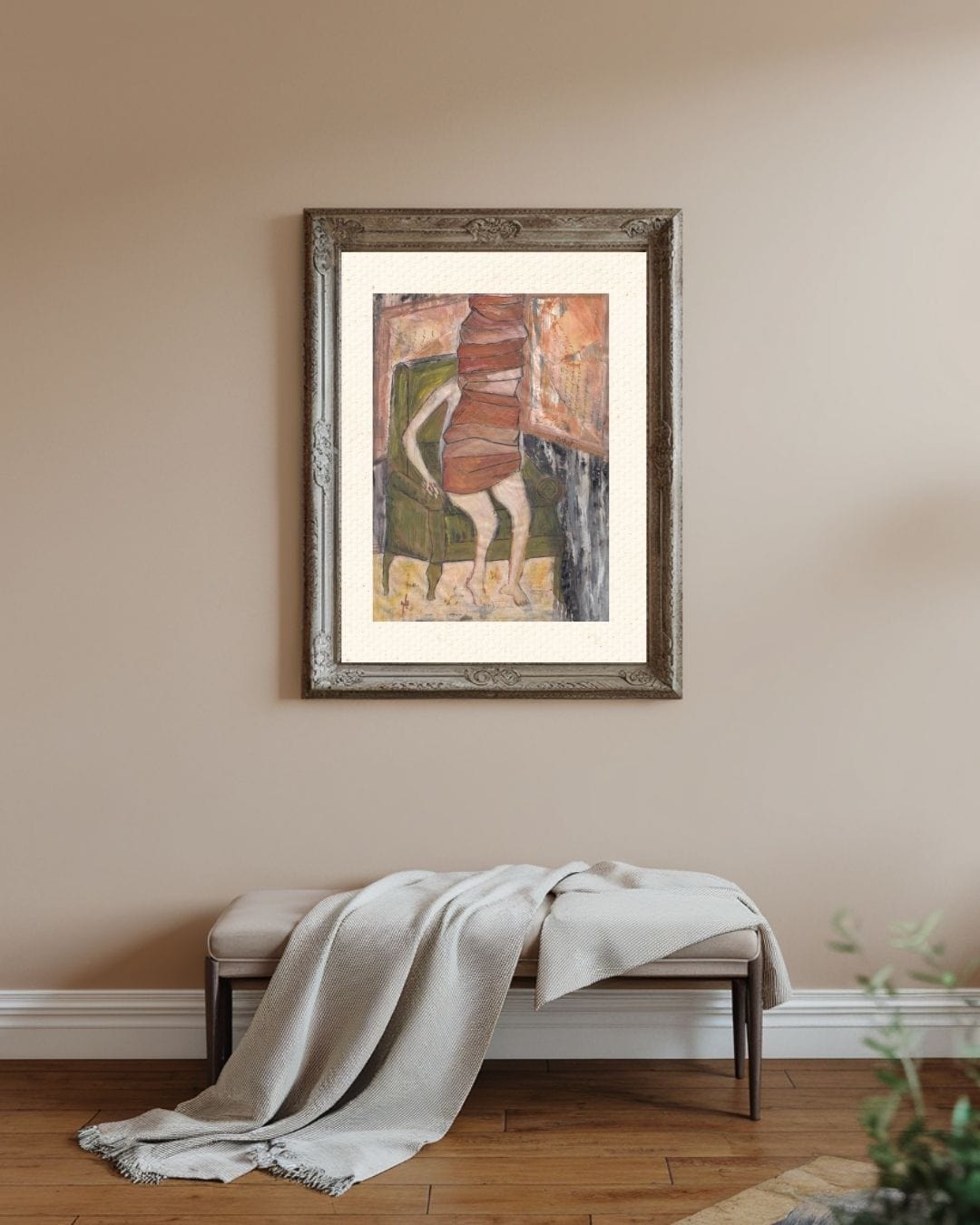 Posters, Prints, & Visual Artwork Abstract Expressionist Print - Safe Space