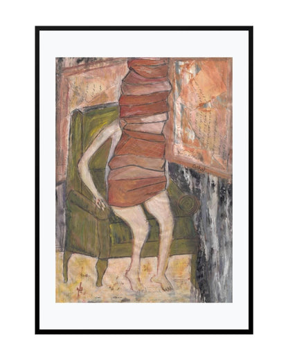 Posters, Prints, & Visual Artwork Abstract Expressionist Print - Safe Space