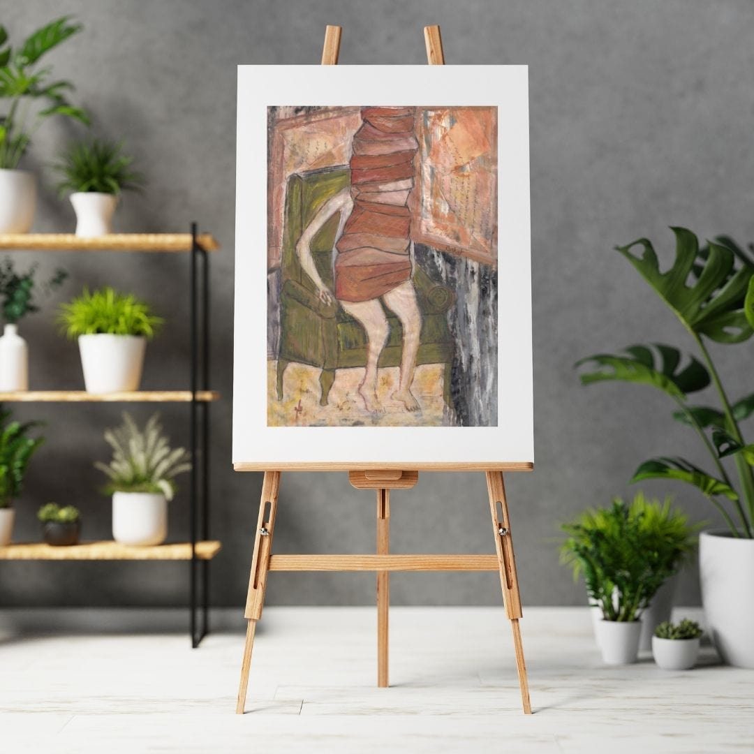 Posters, Prints, & Visual Artwork Abstract Expressionist Print - Safe Space