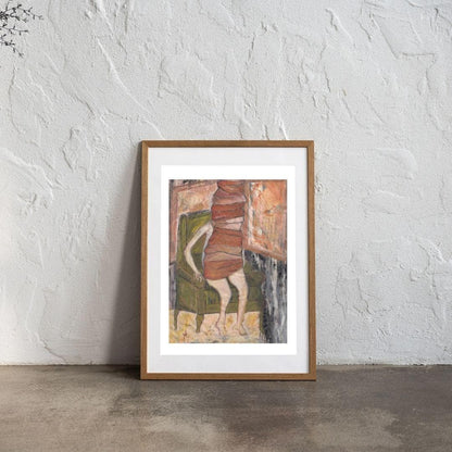 Posters, Prints, & Visual Artwork Abstract Expressionist Print - Safe Space