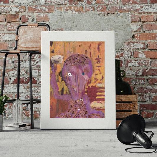 Posters, Prints, & Visual Artwork Abstract Figurative Expressionist Art: "Spikeborne"