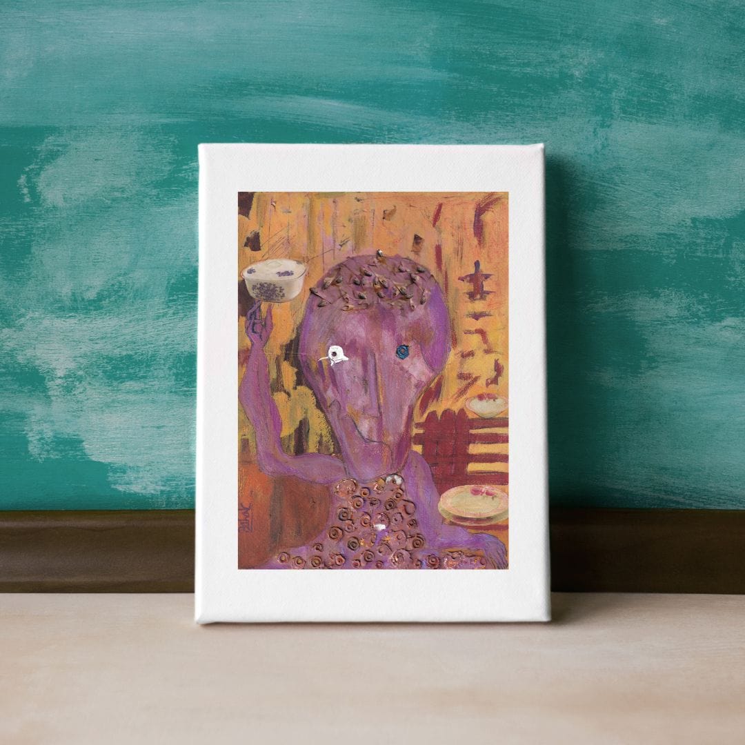 Posters, Prints, & Visual Artwork Abstract Figurative Expressionist Art: "Spikeborne"