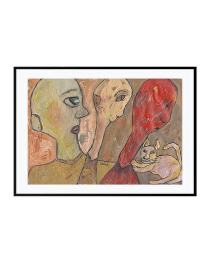 Posters, Prints, & Visual Artwork Abstraction Artwork Print - Mr. Cat