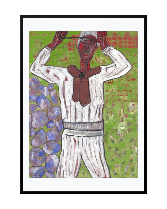 Posters, Prints, & Visual Artwork African Prints Art - Rock Climber