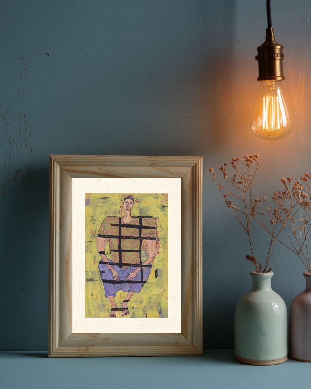 Posters, Prints, & Visual Artwork Beautiful Portraits Paintings - The Prisoner