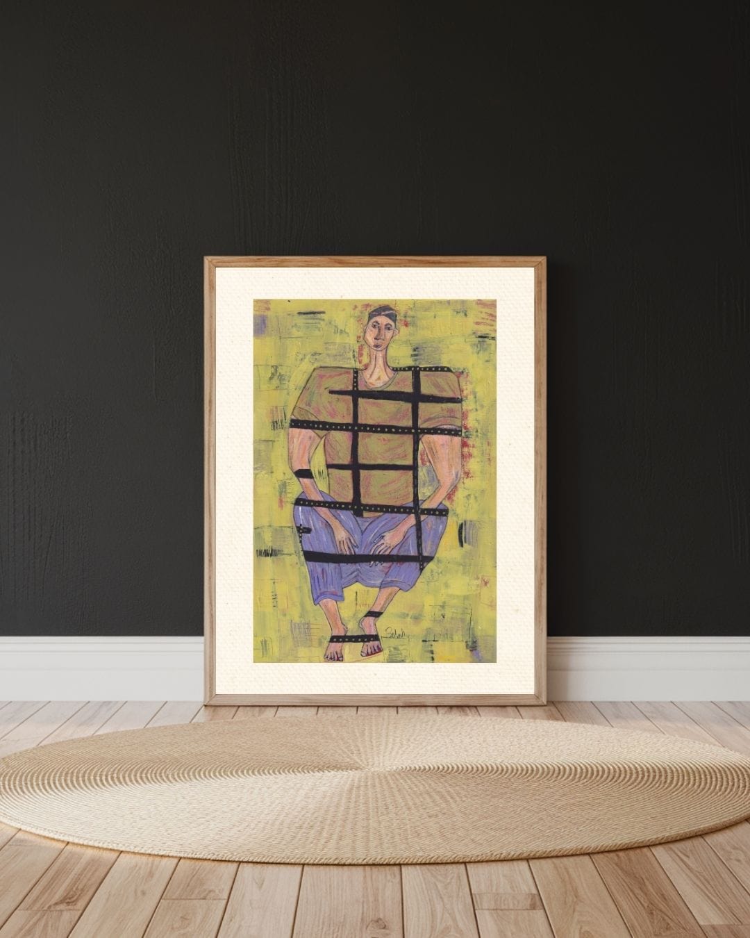 Posters, Prints, & Visual Artwork Beautiful Portraits Paintings - The Prisoner
