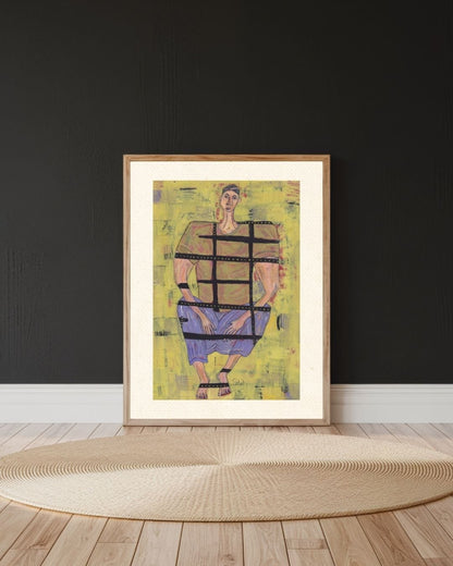 Posters, Prints, & Visual Artwork Beautiful Portraits Paintings - The Prisoner