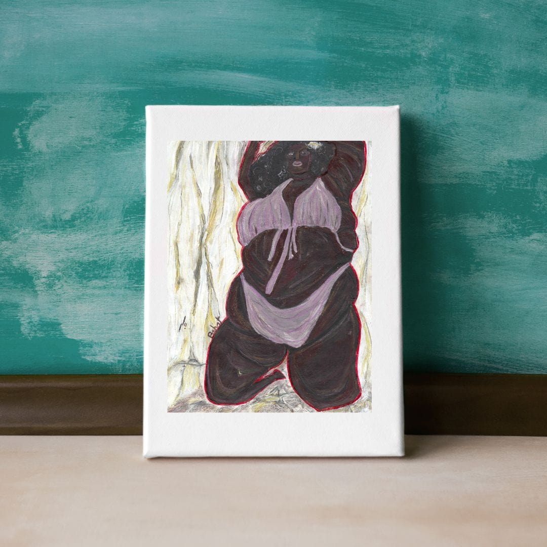 Posters, Prints, & Visual Artwork Black Woman Surreal Expressionism: "Natural Beauty"