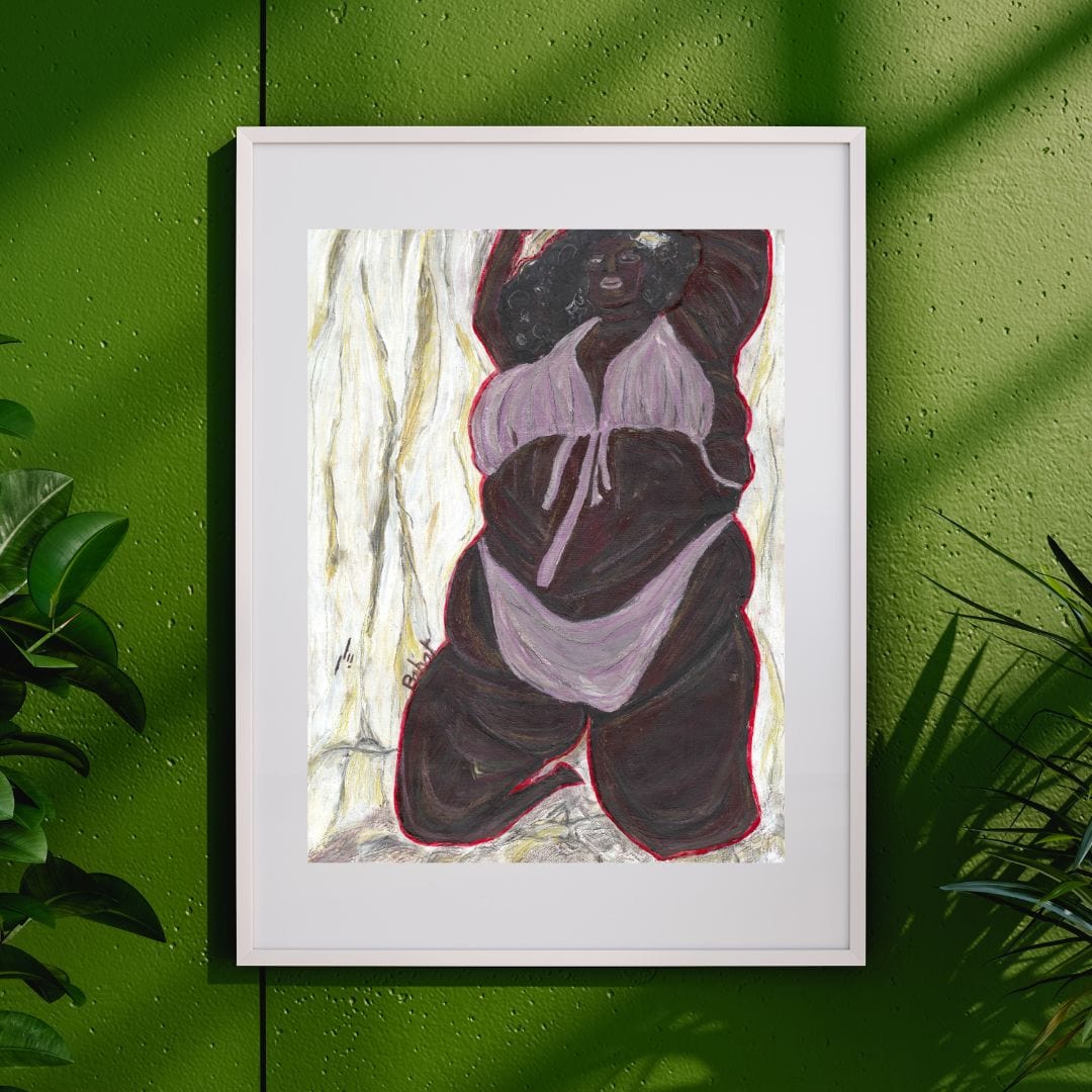 Posters, Prints, & Visual Artwork Black Woman Surreal Expressionism: "Natural Beauty"