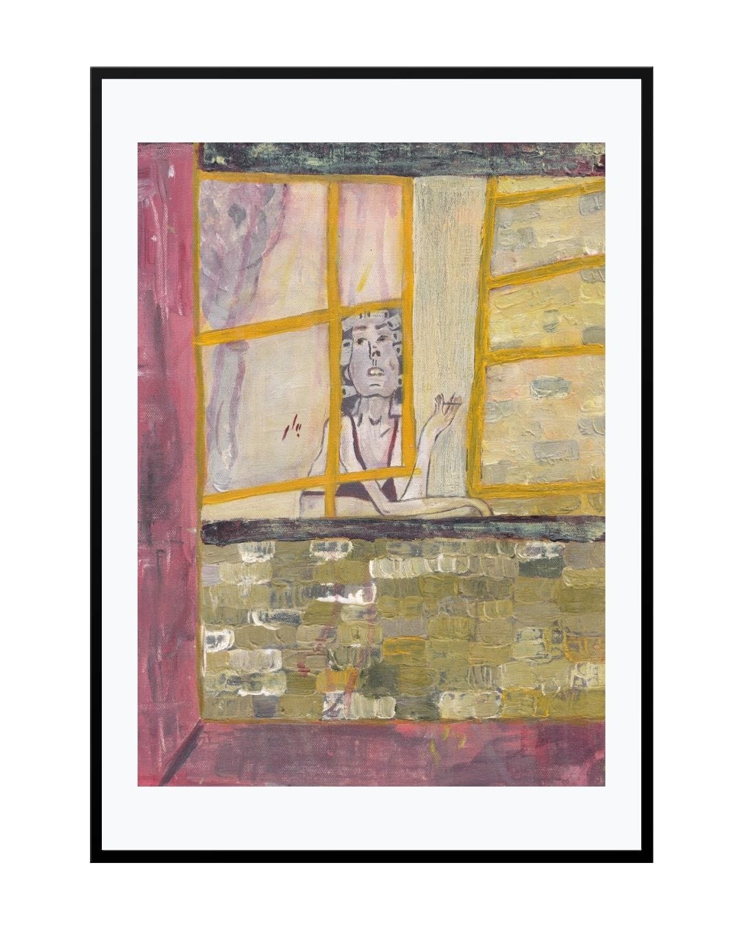 Posters, Prints, & Visual Artwork Chill Moments in Life - The Yellow Window