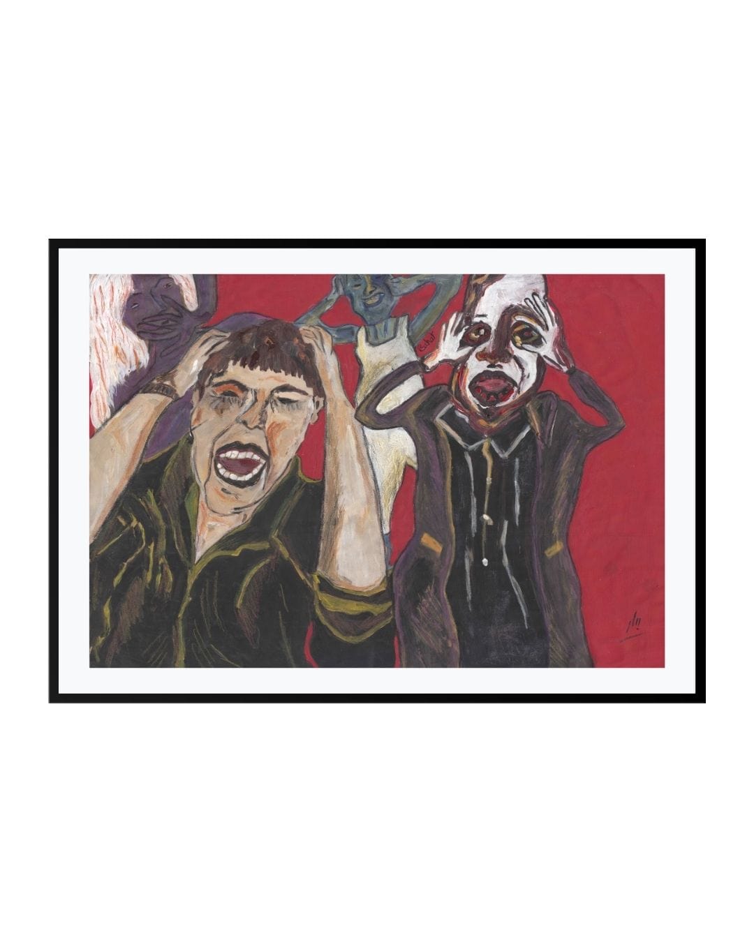 Posters, Prints, & Visual Artwork Clown Portrait - Detox