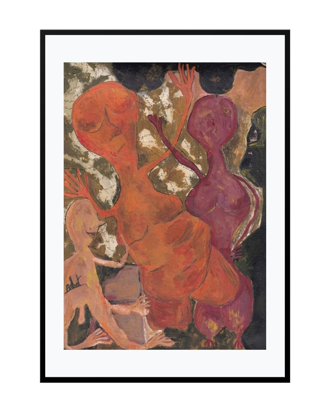 Posters, Prints, & Visual Artwork Colorful Abstract Art - Bodies
