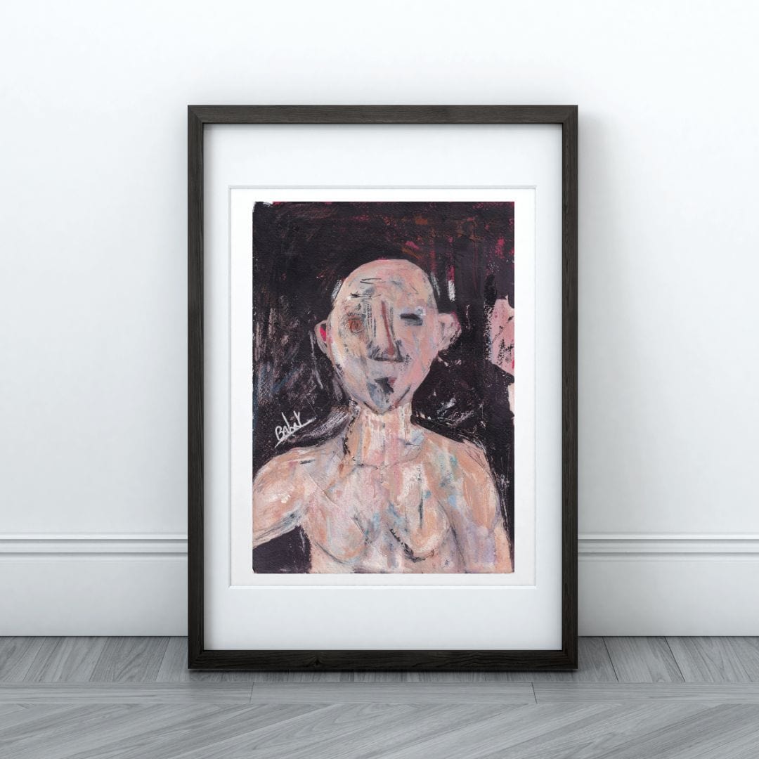 Posters, Prints, & Visual Artwork Contemporary Figurative Abstract Artwork: "Forties"