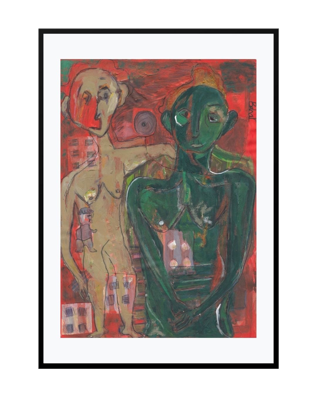 Posters, Prints, & Visual Artwork Creepy Surreal Art - City on Fire