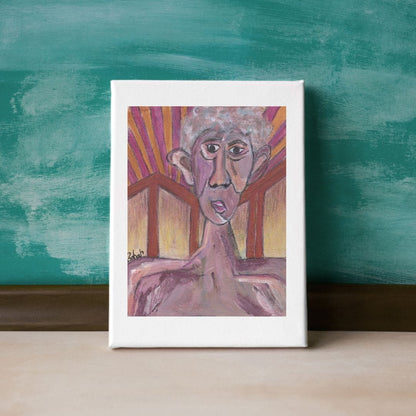 Posters, Prints, & Visual Artwork Emotional Figurative Surreal Portrait: "Scarred"