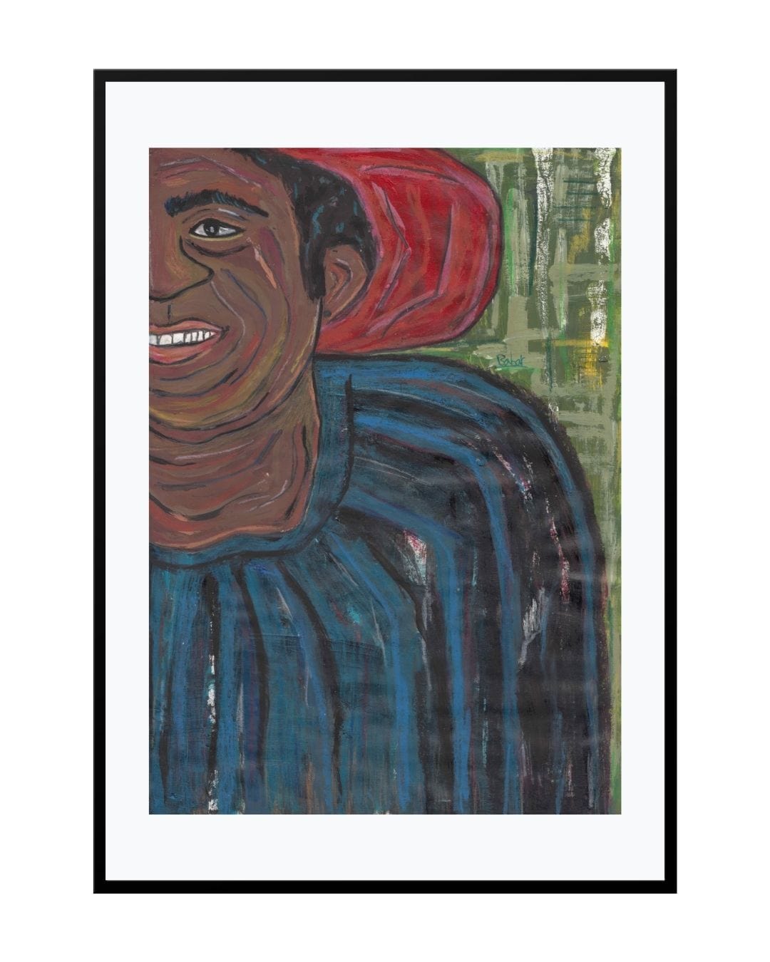 Posters, Prints, & Visual Artwork Emotional Man Print - Melancholic Smile