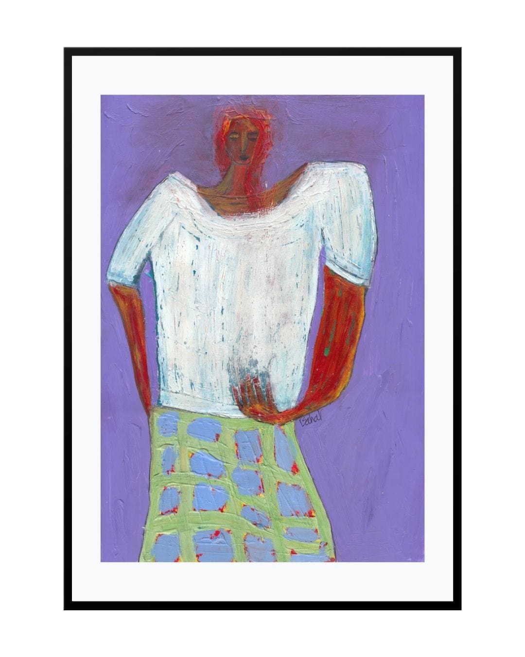 Posters, Prints, & Visual Artwork Energetic Girl Print - Today