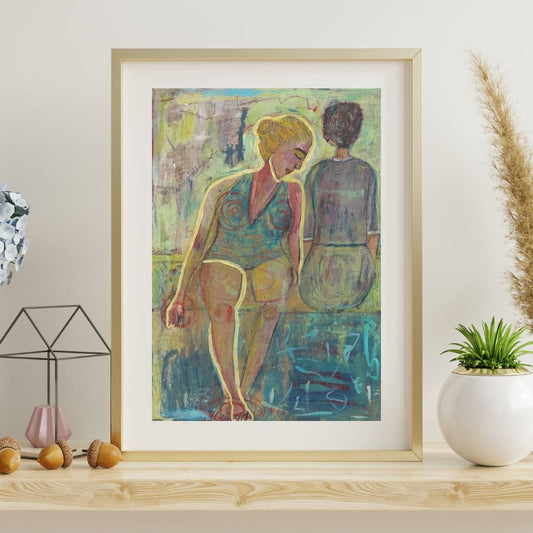 Posters, Prints, & Visual Artwork Expressionism Emotional Woman Artwork: "Mother"