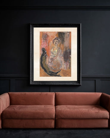 Posters, Prints, & Visual Artwork Expressionist Portrait Art - Happy Kid