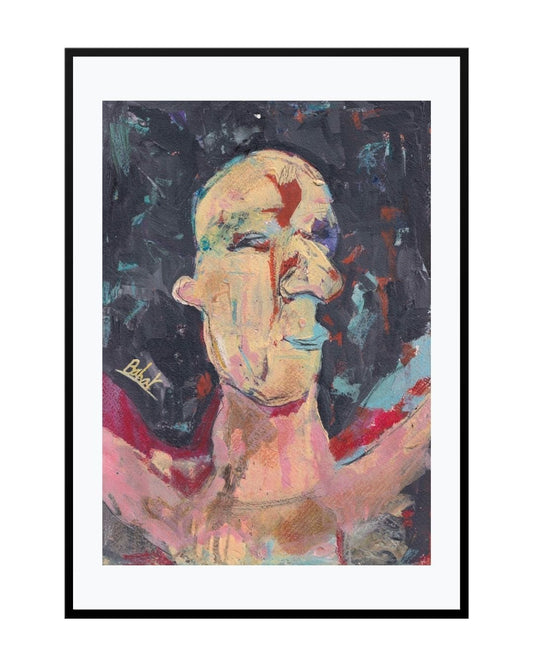 Posters, Prints, & Visual Artwork Expressionist Self Portrait - The Painter