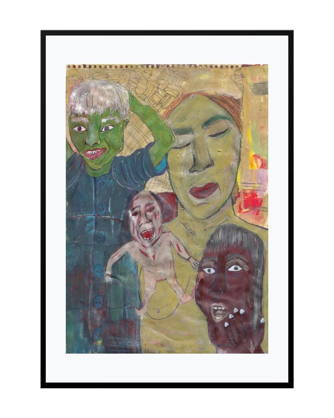 Posters, Prints, & Visual Artwork Expressive Aggression Print - Zombies
