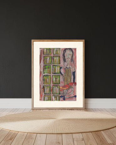 Posters, Prints, & Visual Artwork Expressive Artwork Print - The Sculptor