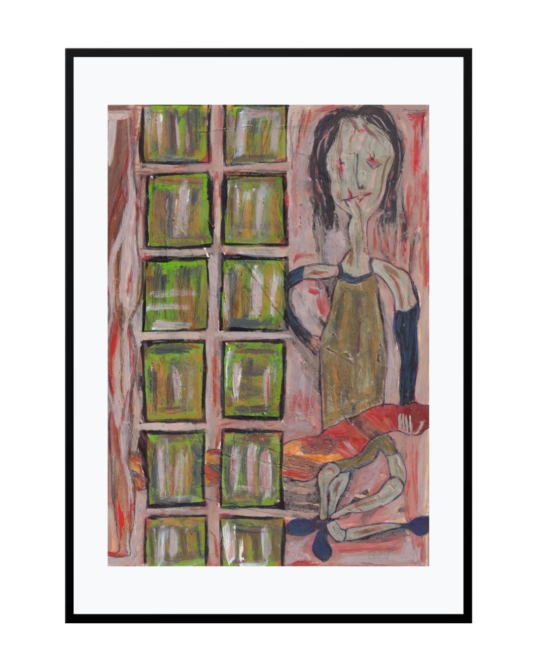 Posters, Prints, & Visual Artwork Expressive Artwork Print - The Sculptor