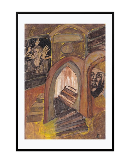 Posters, Prints, & Visual Artwork Expressive Drawing - Labyrinth