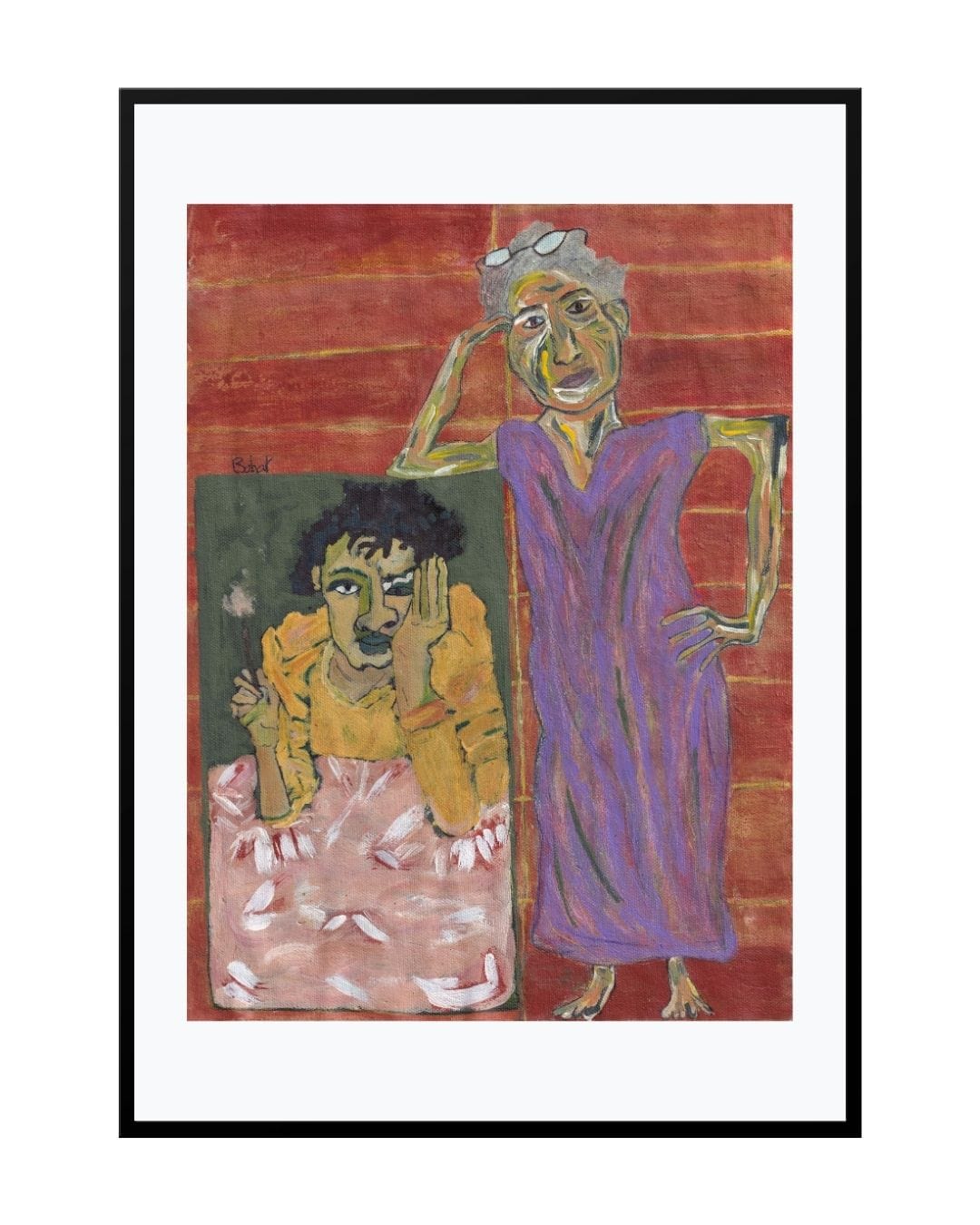 Posters, Prints, & Visual Artwork Family Bond Print - Mother and Son