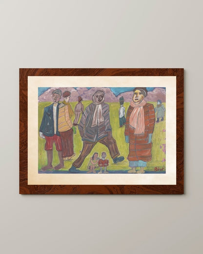 Posters, Prints, & Visual Artwork German Expressionist Print - Unlived Life