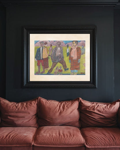 Posters, Prints, & Visual Artwork German Expressionist Print - Unlived Life