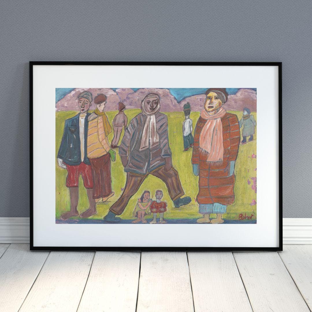 Posters, Prints, & Visual Artwork German Expressionist Print - Unlived Life
