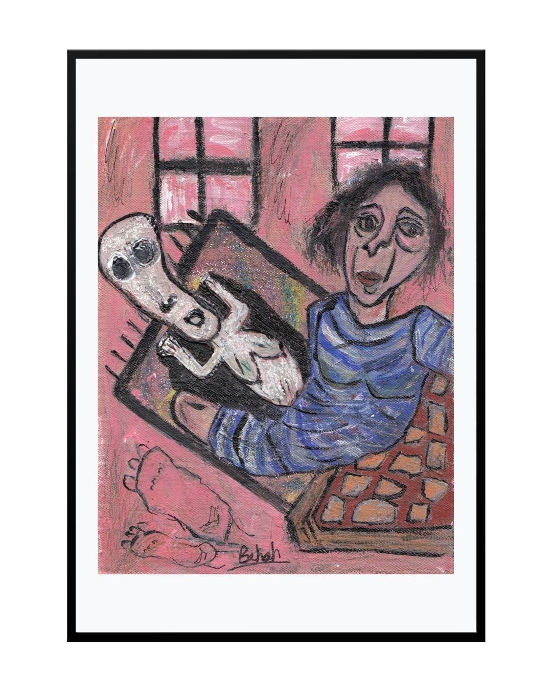 Posters, Prints, & Visual Artwork Ghost Art Print - Invisible