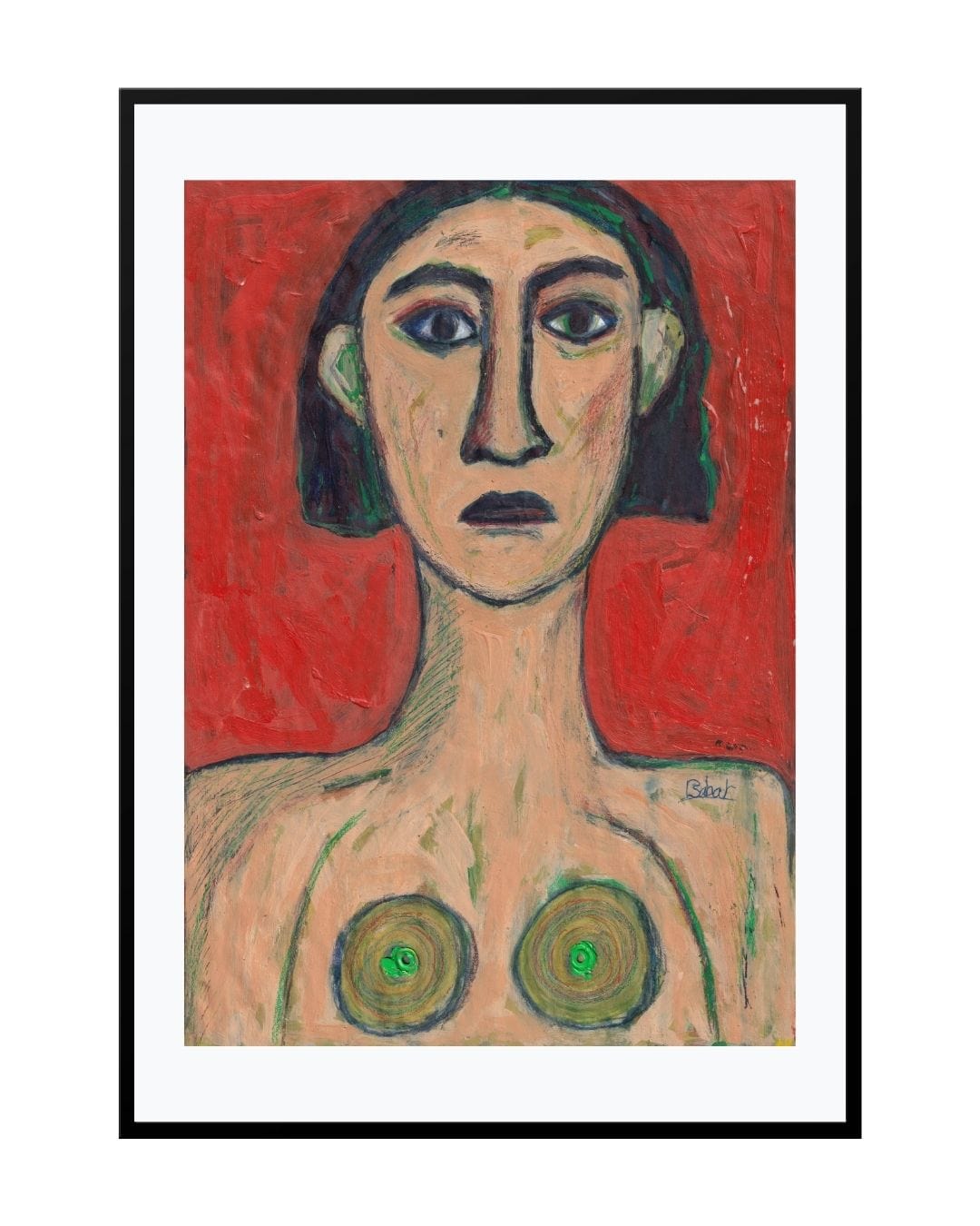 Posters, Prints, & Visual Artwork Girl With Short Hair Print - Lemon