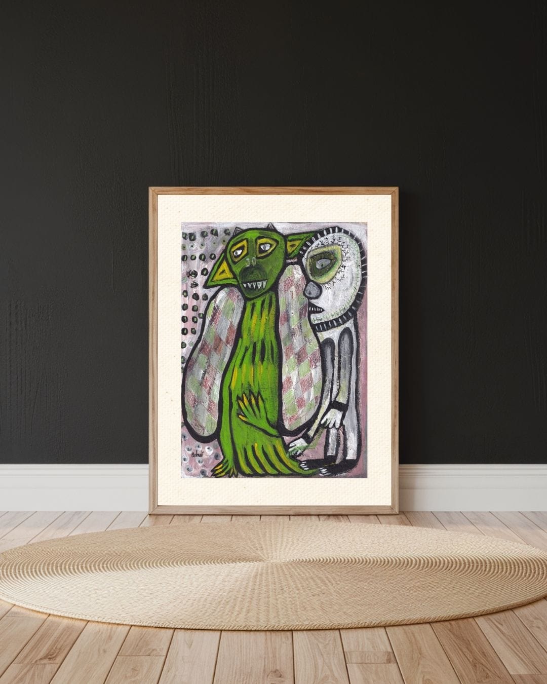 Posters, Prints, & Visual Artwork Goofy Monsters Print - Domestos