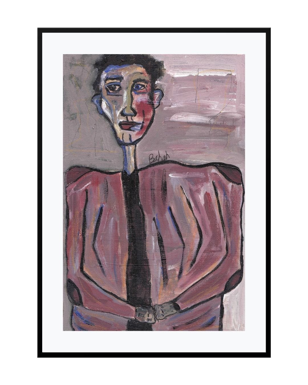 Posters, Prints, & Visual Artwork Guilt Expressionist Art - The Sinful Man