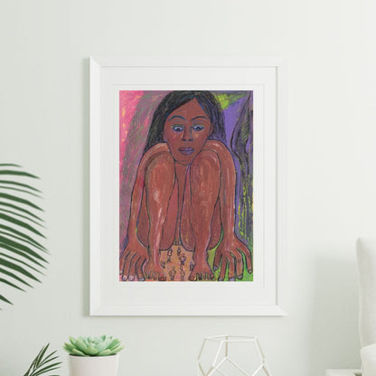 Posters, Prints, & Visual Artwork Introspective Woman Expressionist Art: "Nightmare"