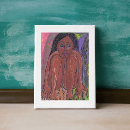 Posters, Prints, & Visual Artwork Introspective Woman Expressionist Art: "Nightmare"