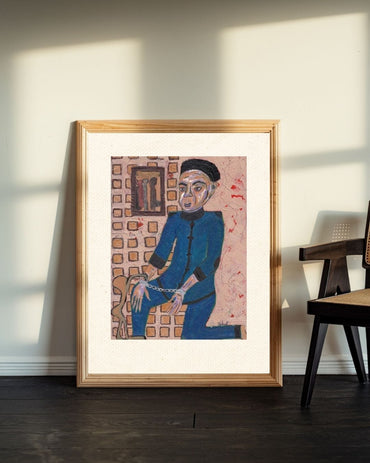 Posters, Prints, & Visual Artwork Man in Handcuffs Print - The Criminal