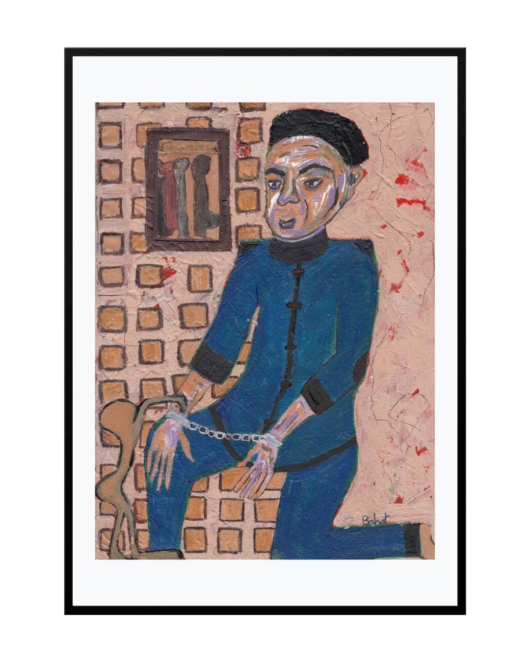 Posters, Prints, & Visual Artwork Man in Handcuffs Print - The Criminal
