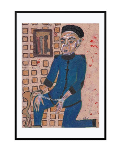 Posters, Prints, & Visual Artwork Man in Handcuffs Print - The Criminal