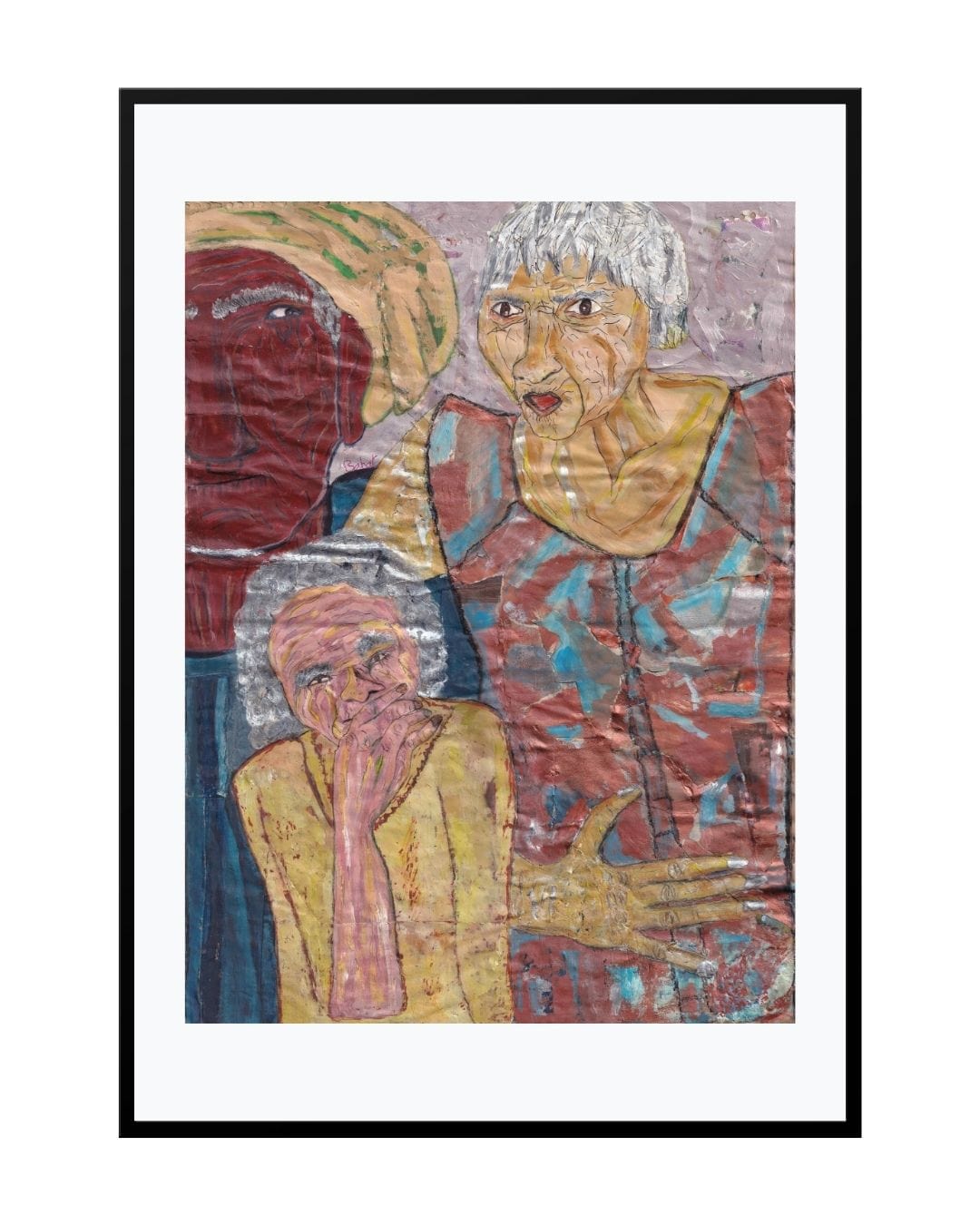 Posters, Prints, & Visual Artwork Modern Bedroom Wall Art - Martha's Scream