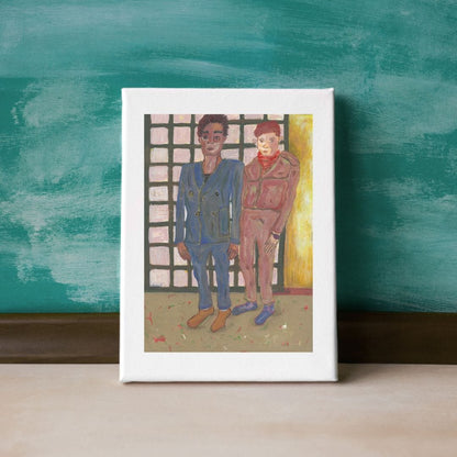 Posters, Prints, & Visual Artwork Modern LGBTQ Abstract Expressionism: "My Valentine"