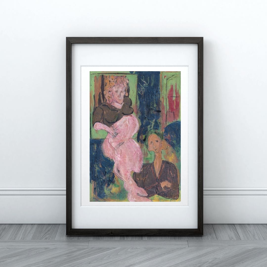 Posters, Prints, & Visual Artwork Modern Pregnant Woman Expressionism: "Pregnancy"