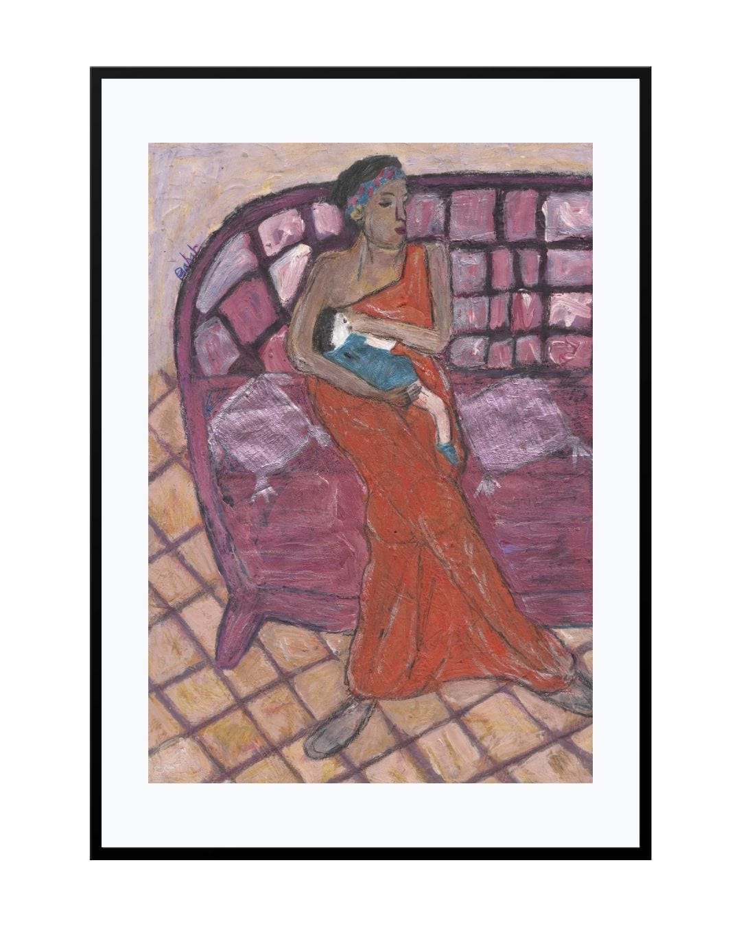 Posters, Prints, & Visual Artwork Motherhood Joy Print - Baby
