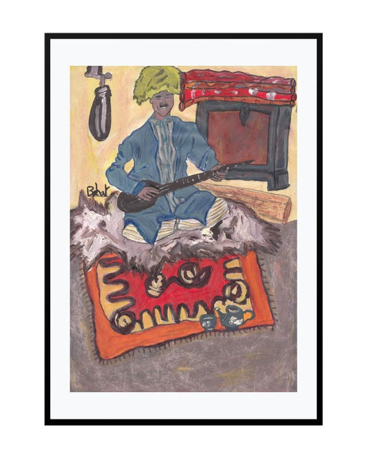 Posters, Prints, & Visual Artwork Music Lover Art Print - The Musician