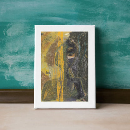 Posters, Prints, & Visual Artwork Mysterious Figure Acrylic Painting: "Her Path"