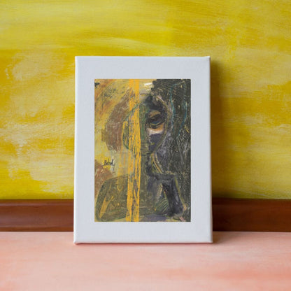 Posters, Prints, & Visual Artwork Mysterious Figure Acrylic Painting: "Her Path"